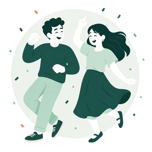 Illustration Typ ENFP in Beziehung und Dating