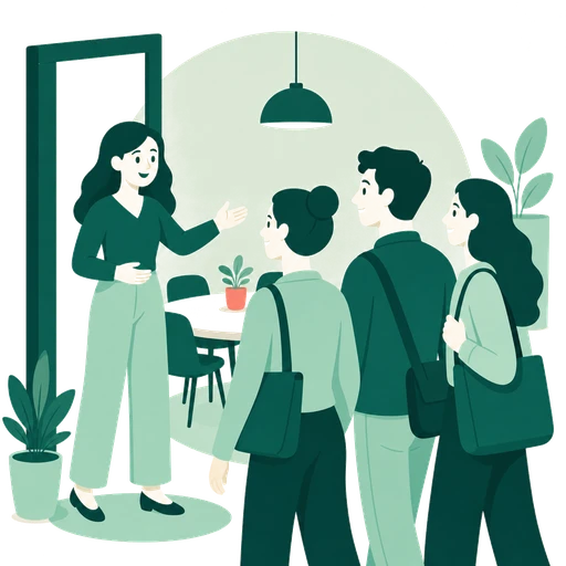 Illustration Typ ESFJ im Arbeitskontext
