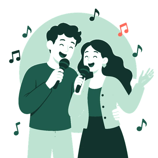 Illustration Typ ESFP in Beziehung und Dating