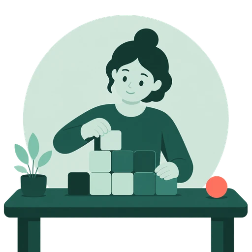 Illustration Typ ESTJ im Arbeitskontext