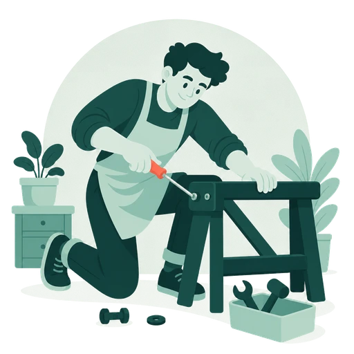 Illustration Typ ESTP im Arbeitskontext