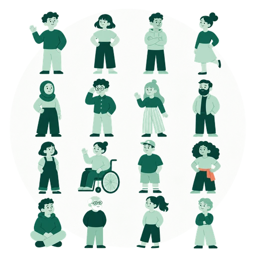 Illustration: die 16 Persönlichkeitstypen im Überblick