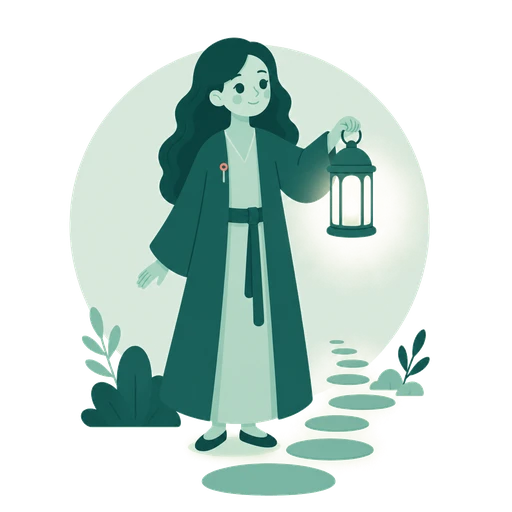 Illustration Typ INFJ (Advokat)