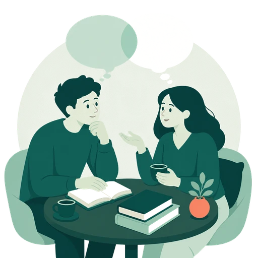 Illustration Typ INTP in Beziehung und Dating