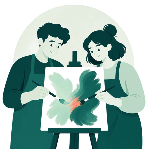 Illustration Typ ISFP in Beziehung und Dating