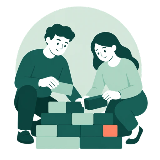 Illustration Typ ISTJ in Beziehung und Dating