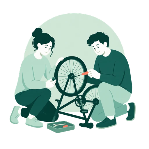Illustration Typ ISTP in Beziehung und Dating